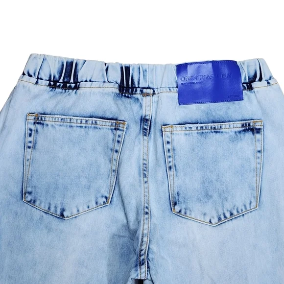 One Teaspoon From Free People The ROADHOUSE Wide Leg Jeans Causual Size Med - Picture 10 of 14